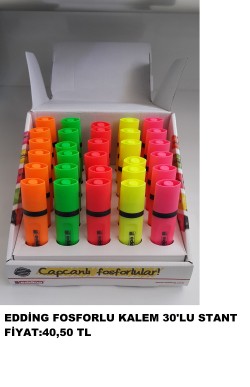 EDDİNG FOSFORLU KALEM 30'LU