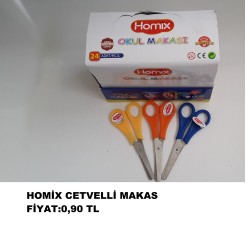 HOMİX CETVELLİ MAKAS